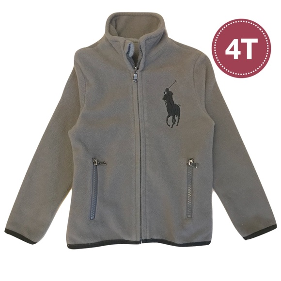 Polo Ralph Lauren Other - Polo Ralph Lauren kids fleece zipper jacket size 4T